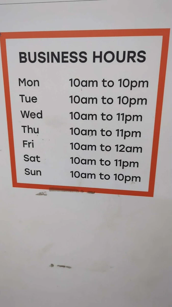 Menu, Epping Star Eatery
