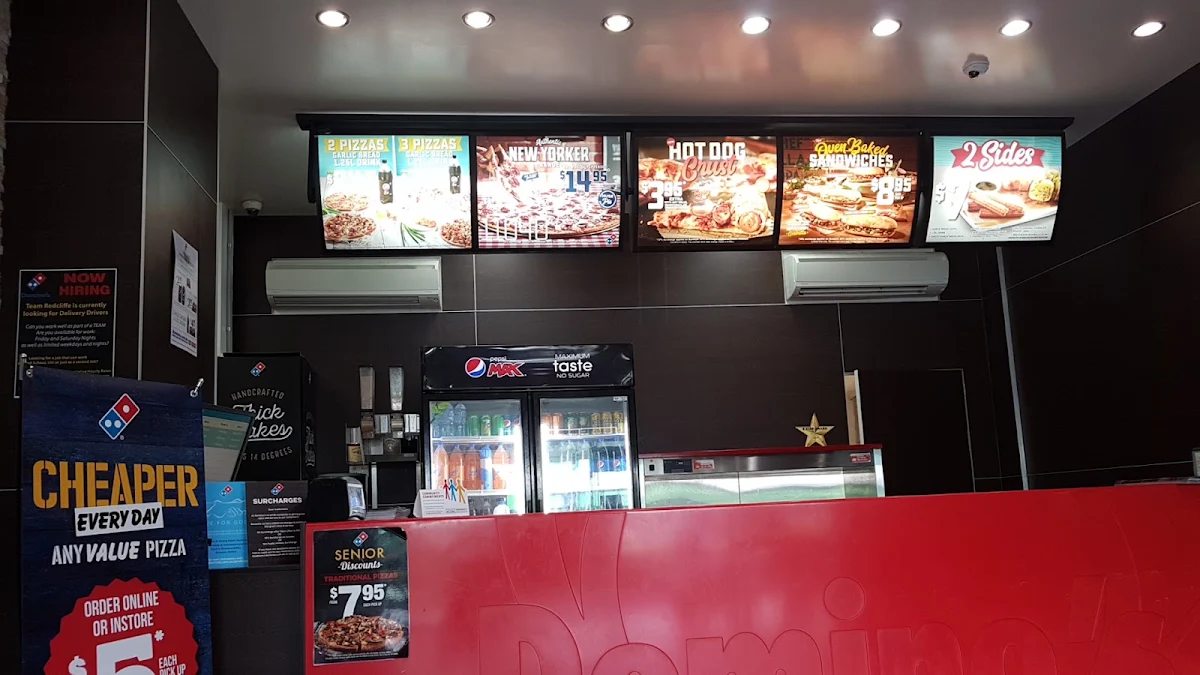 Menu, Domino's Pizza Redcliffe
