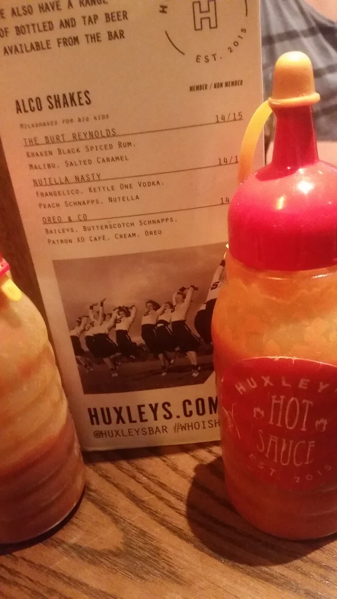 Menu, Huxley's