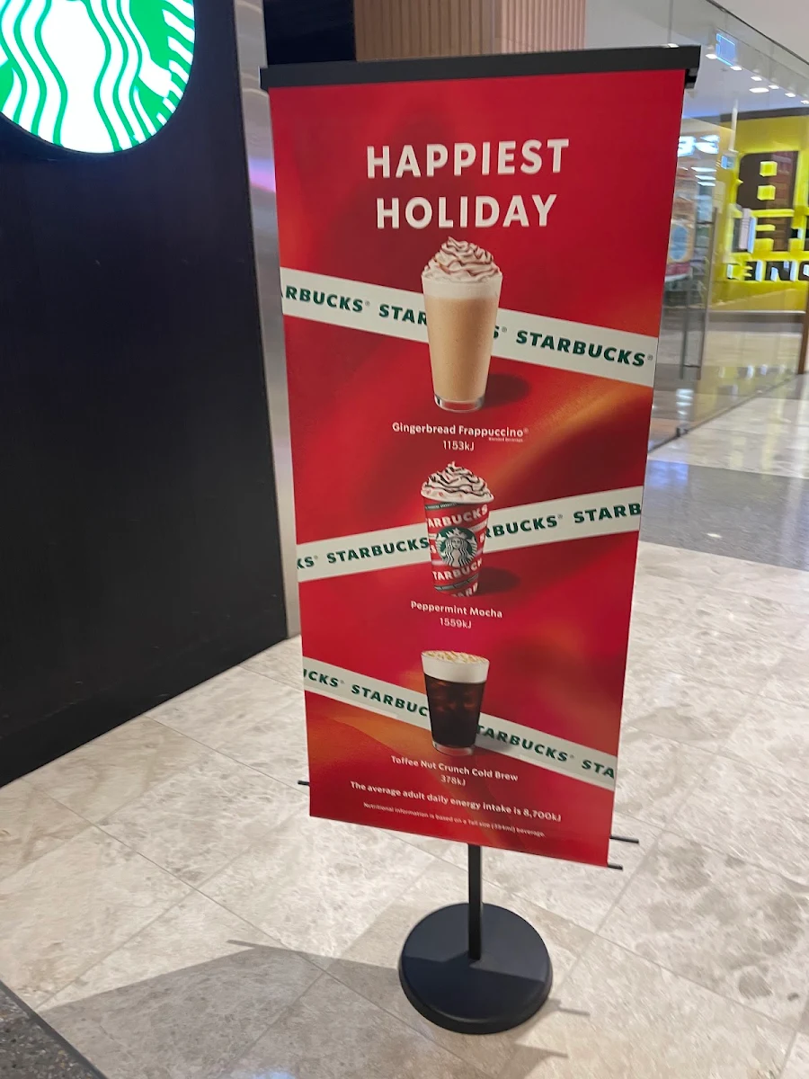Menu, Starbucks Hurstville