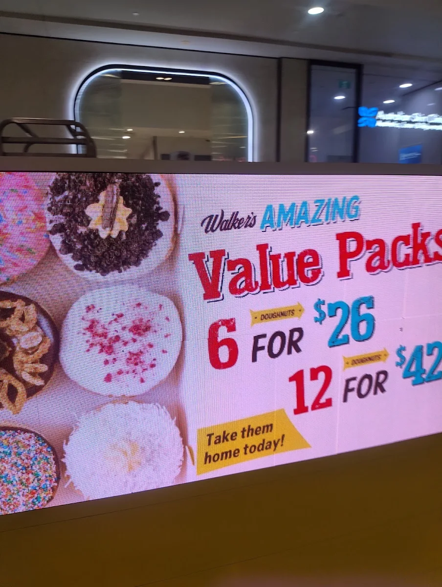 Menu, Walker's Doughnuts Browns Plains