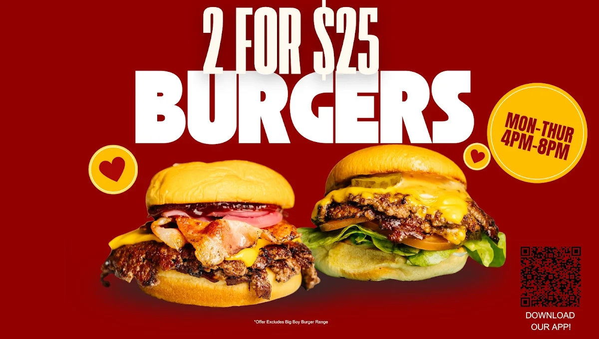 Menu, Flames Burgers & Grill (Wanneroo)