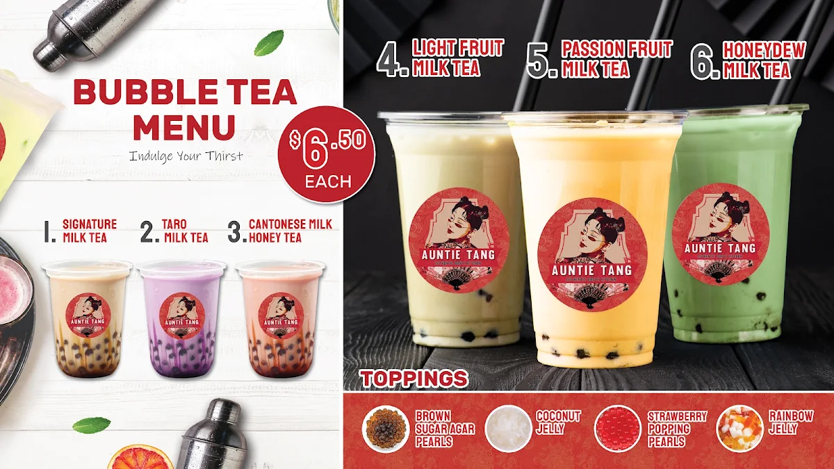 Menu, Auntie Tang - Halal Malatang
