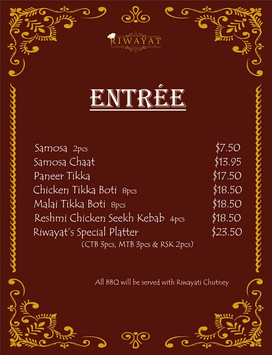 Menu, Riwayat Restaurant