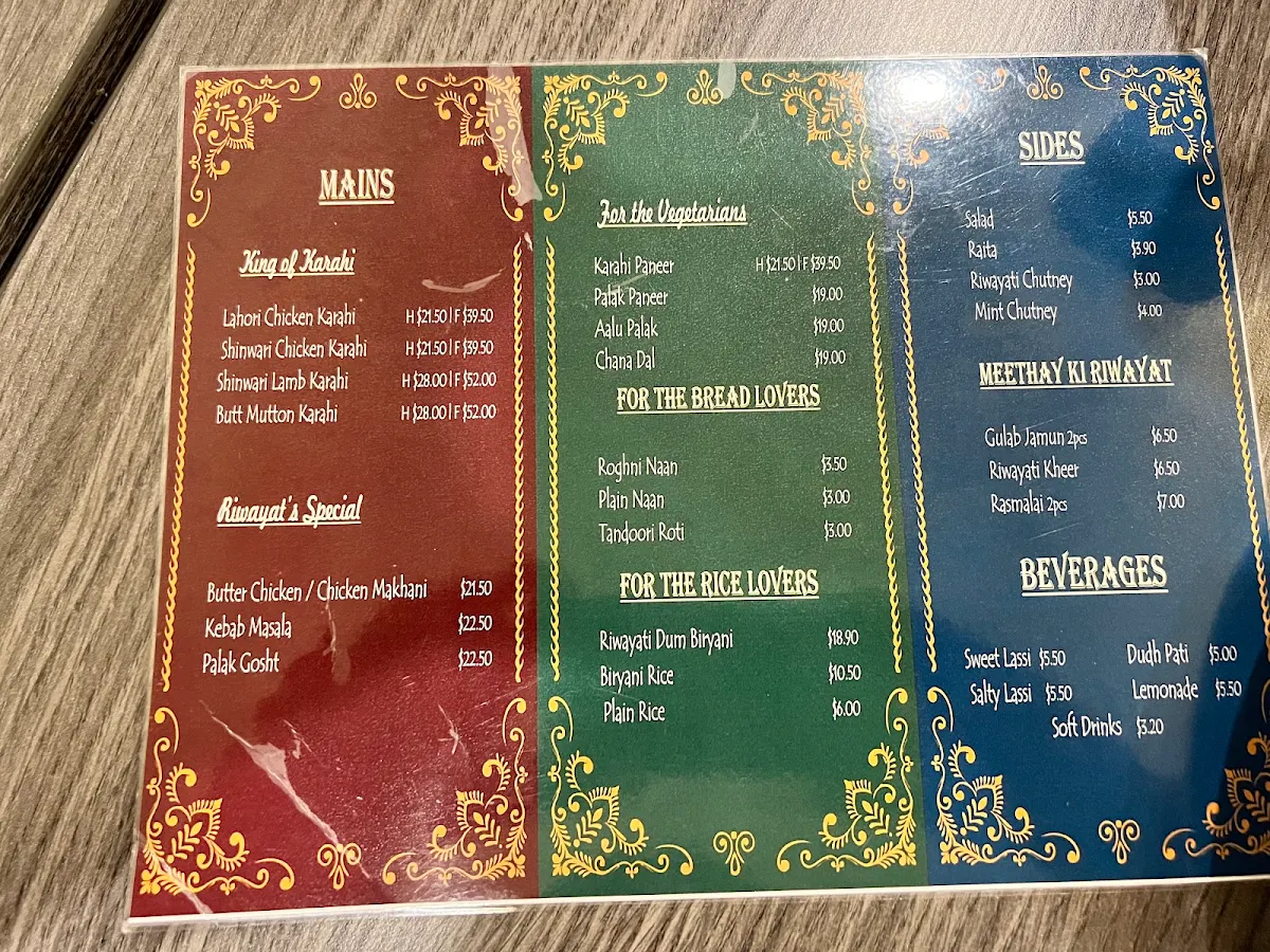 Menu, Riwayat Restaurant