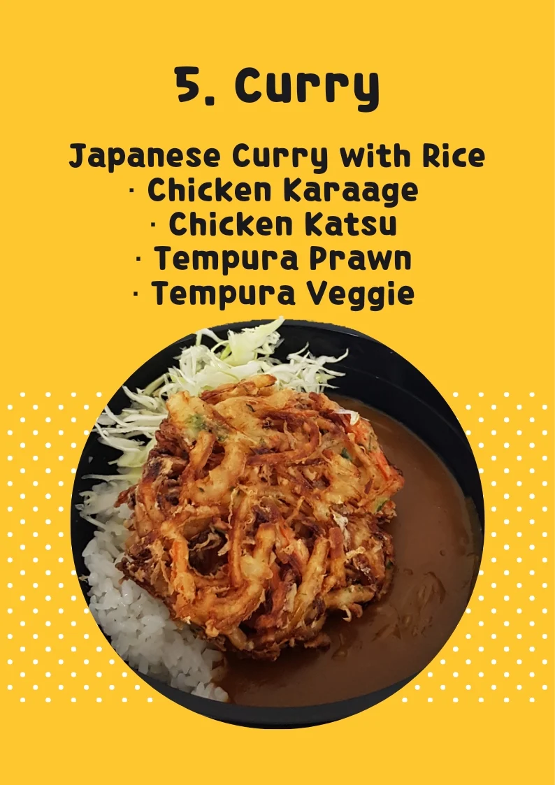 Menu, Hungry Sushi