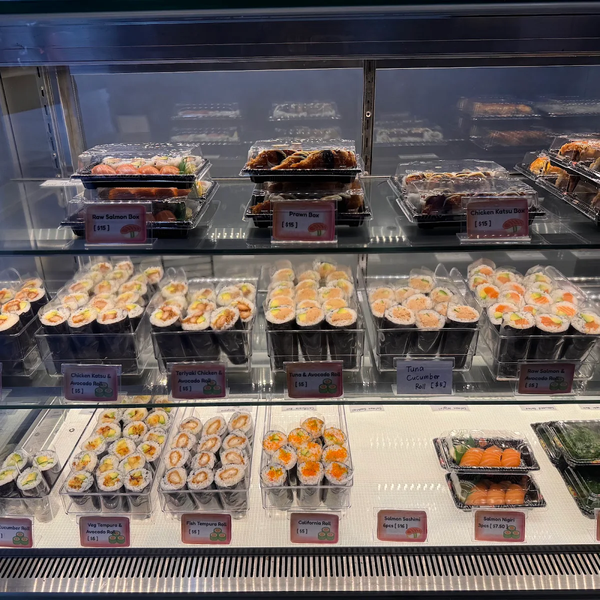 Menu, Sushi POP Japan