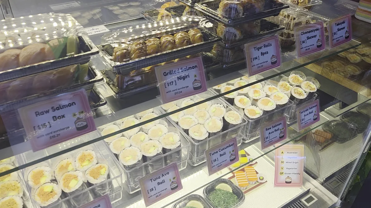 Menu, Sushi POP Japan