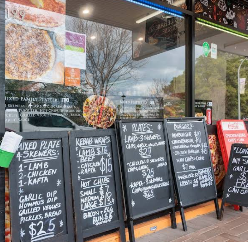 Menu, Layla's lebanese cuisine