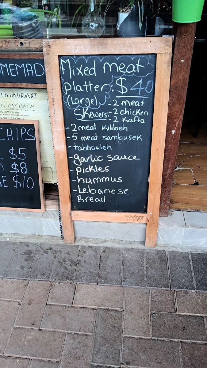 Menu, Layla's lebanese cuisine