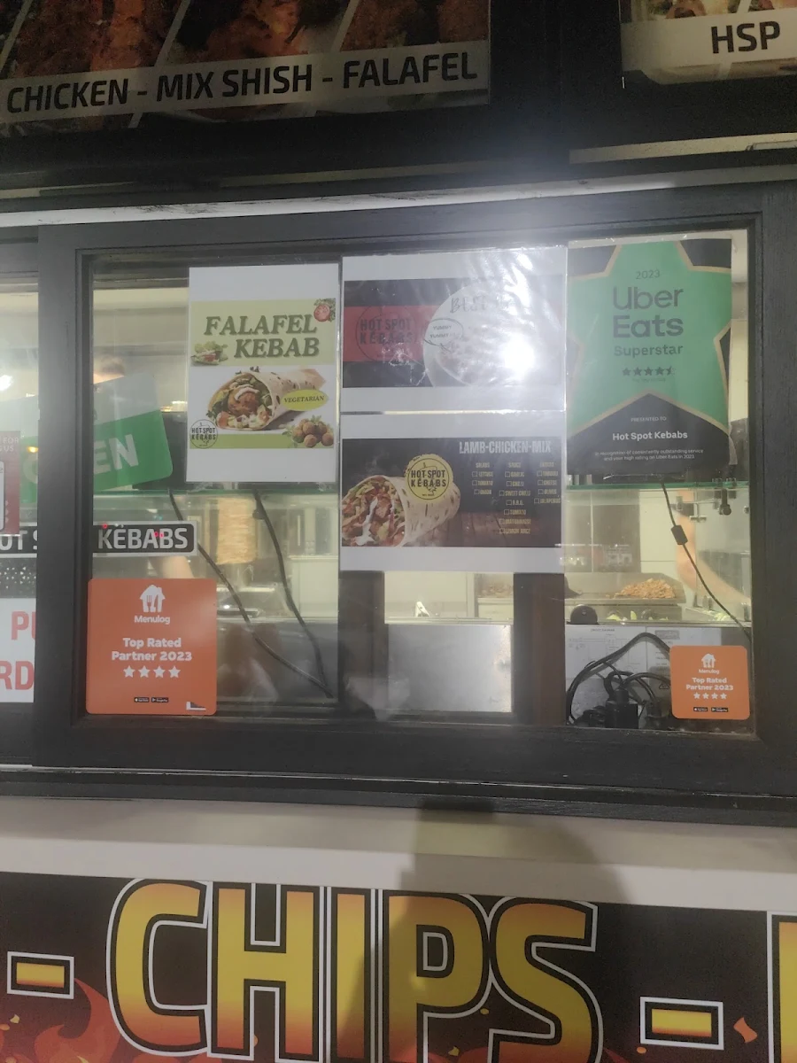 Menu, Hot Spot Kebabs