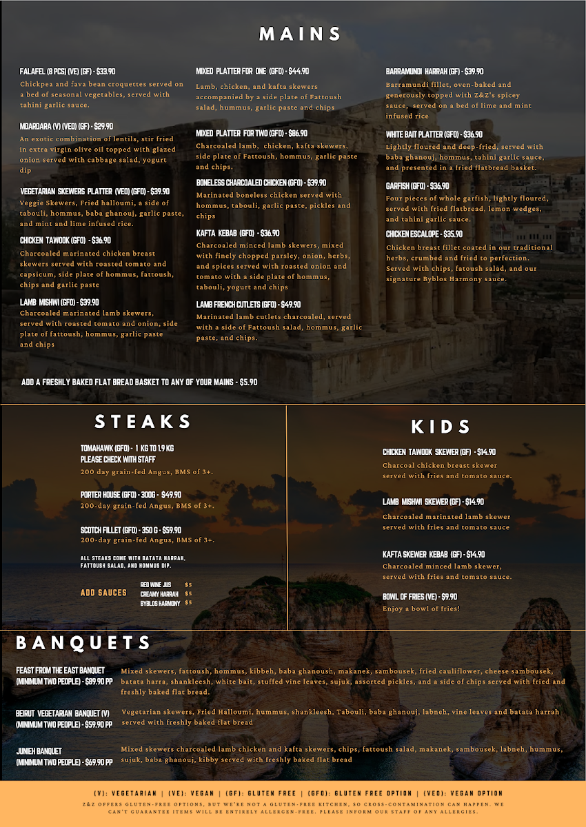 Menu, Zayt & Zaatar-est 2016 On Rundle