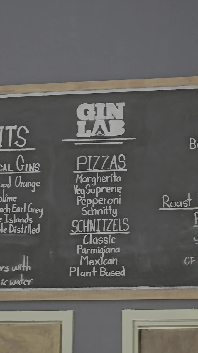 Menu, Thredbo Gin Lab