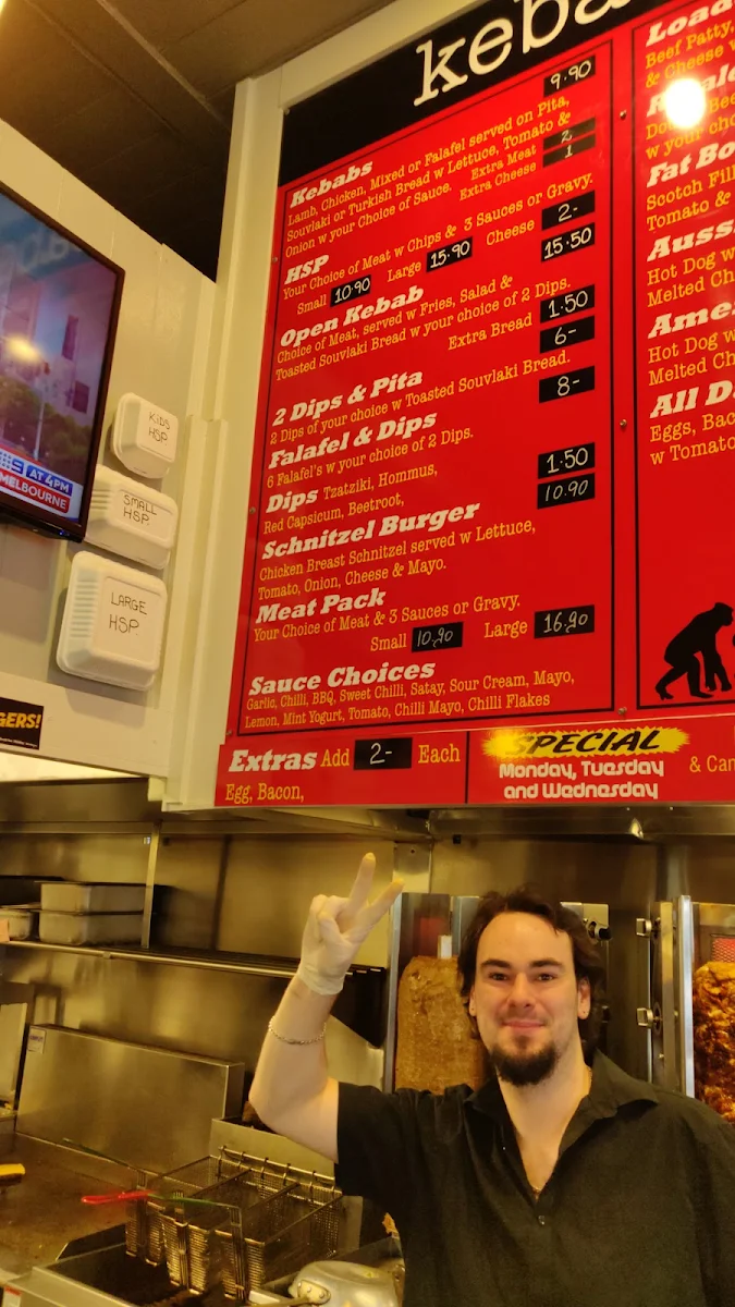 Menu, Kebabs on Kepler