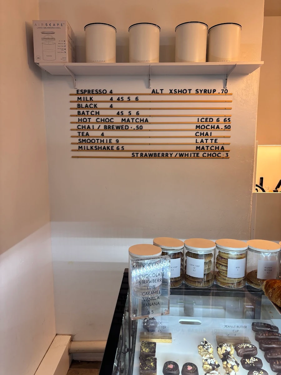 Menu, Staple Coffee