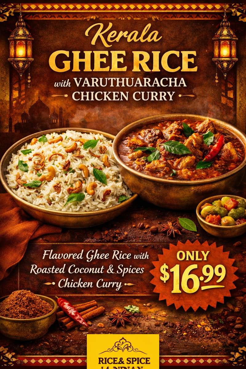 Menu, Rice and Spice