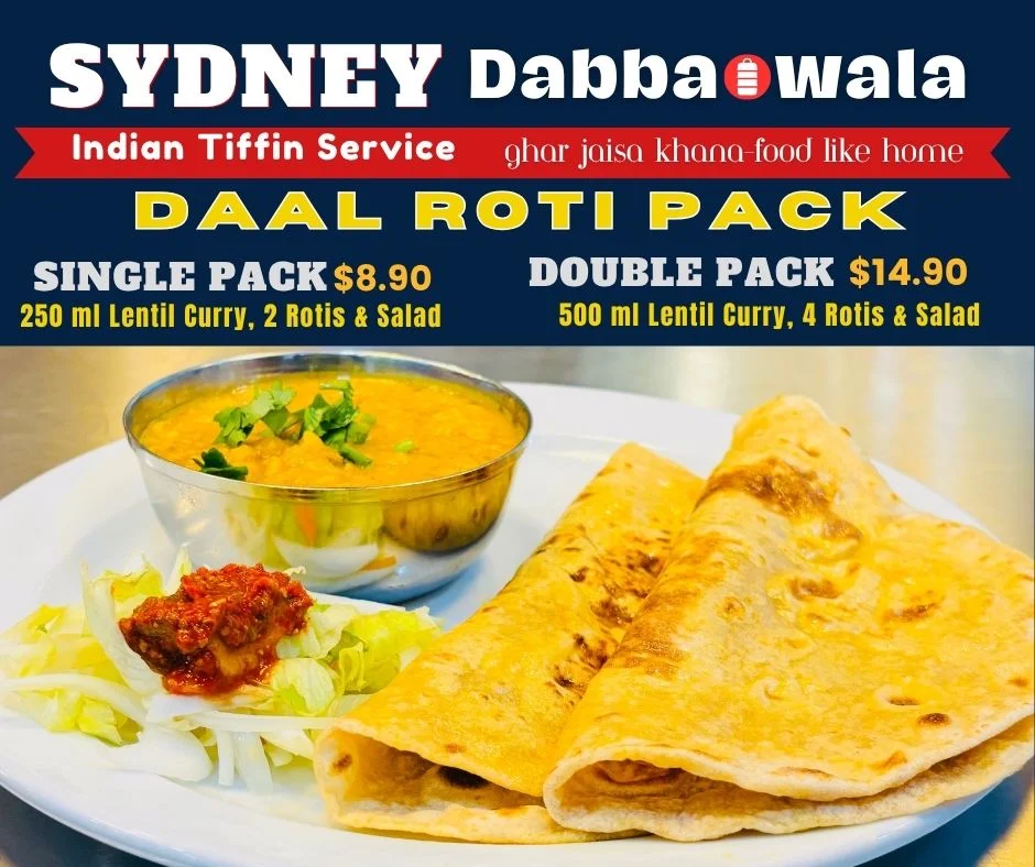 Menu, Sydney Dabbawala- Indian Tiffin & Catering Service