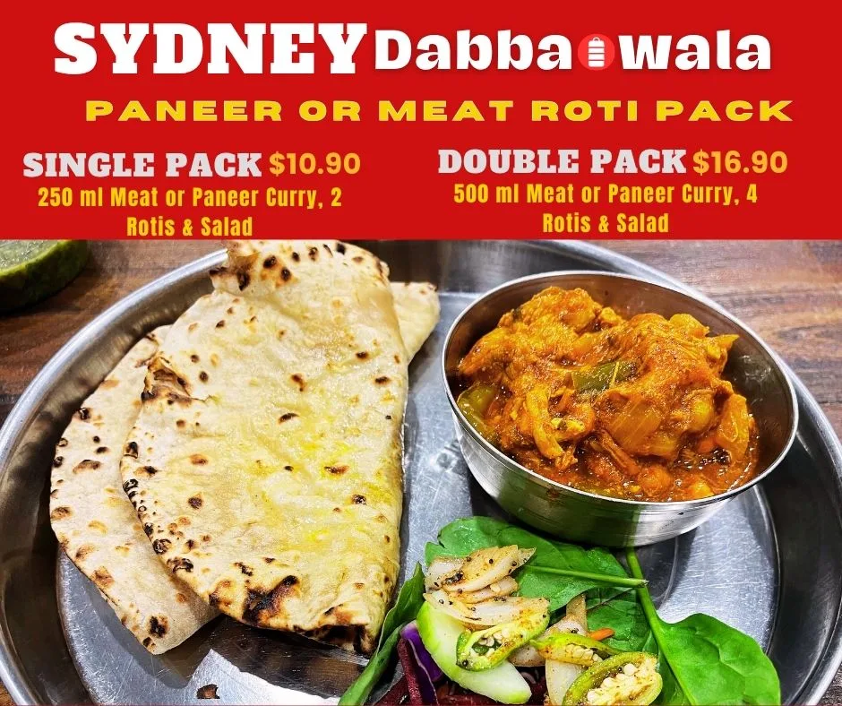 Menu, Sydney Dabbawala- Indian Tiffin & Catering Service