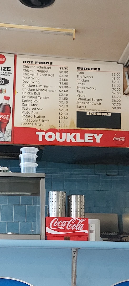 Menu, Yummy Kebab & Charcoal Chicken Toukley