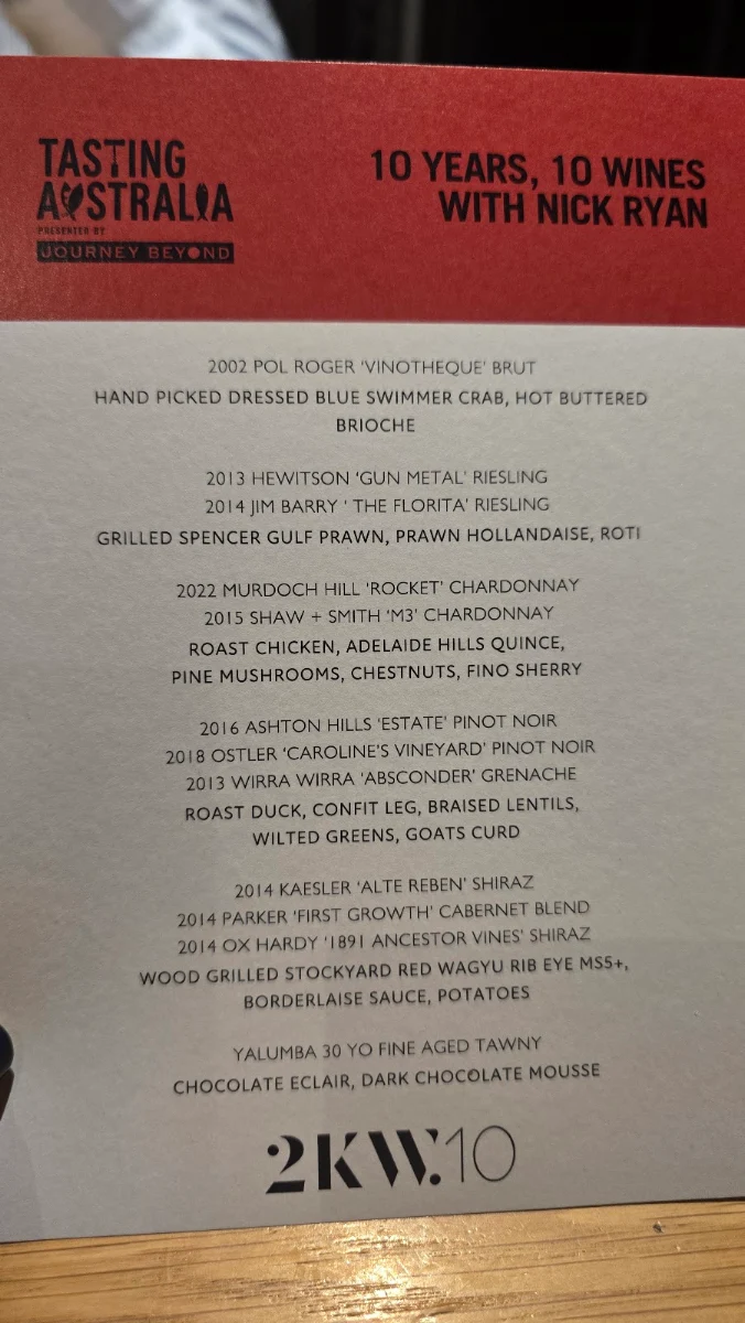 Menu, 2KW Bar & Restaurant
