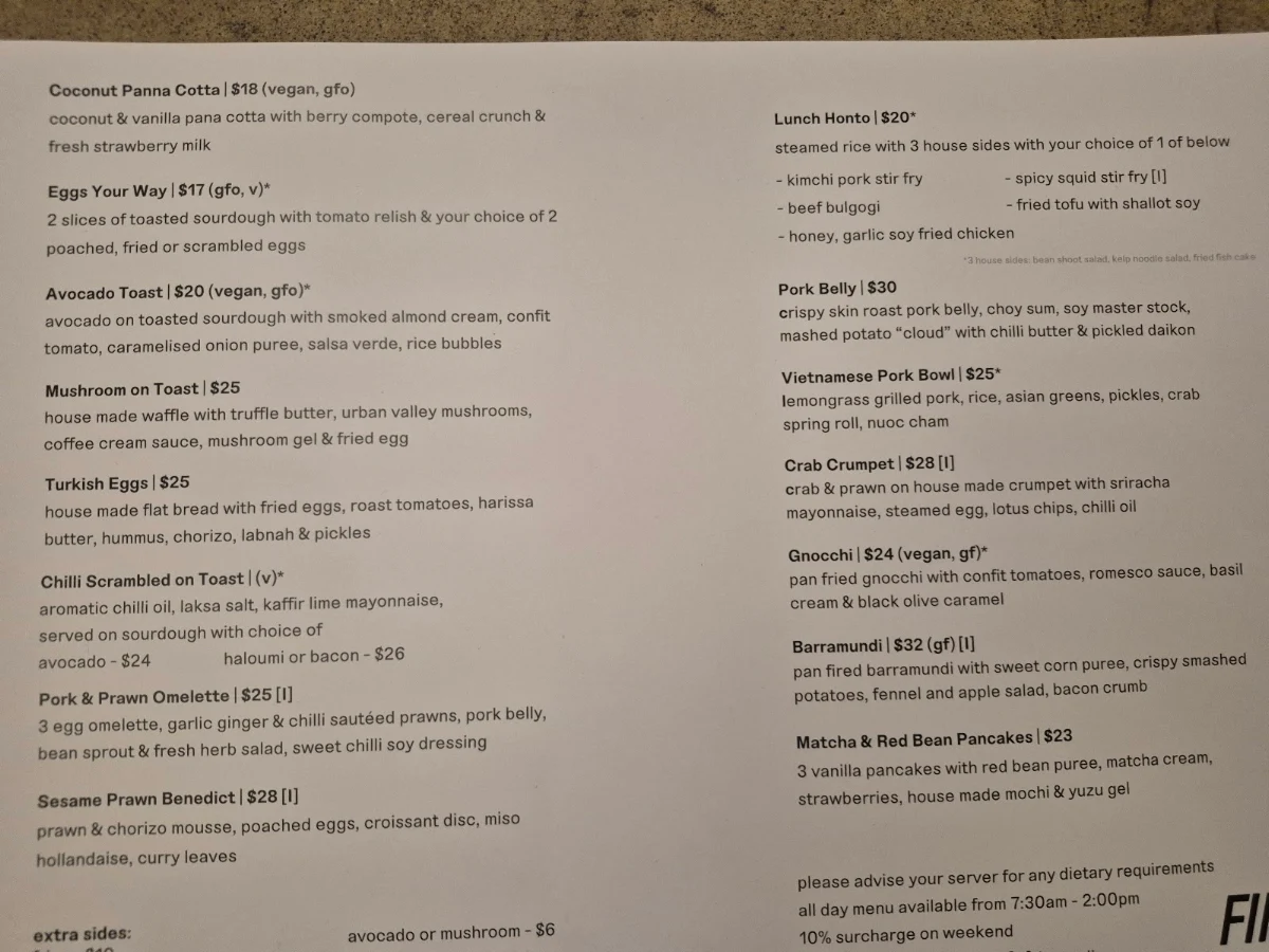 Menu photo 1