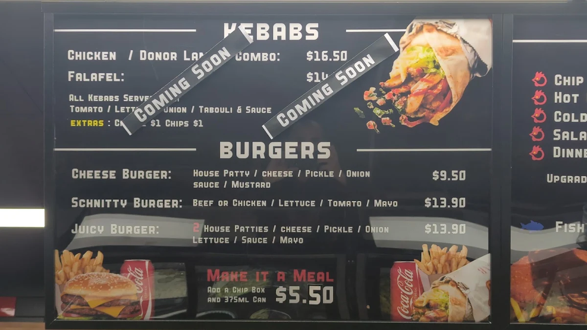 Menu, Juicy Birds