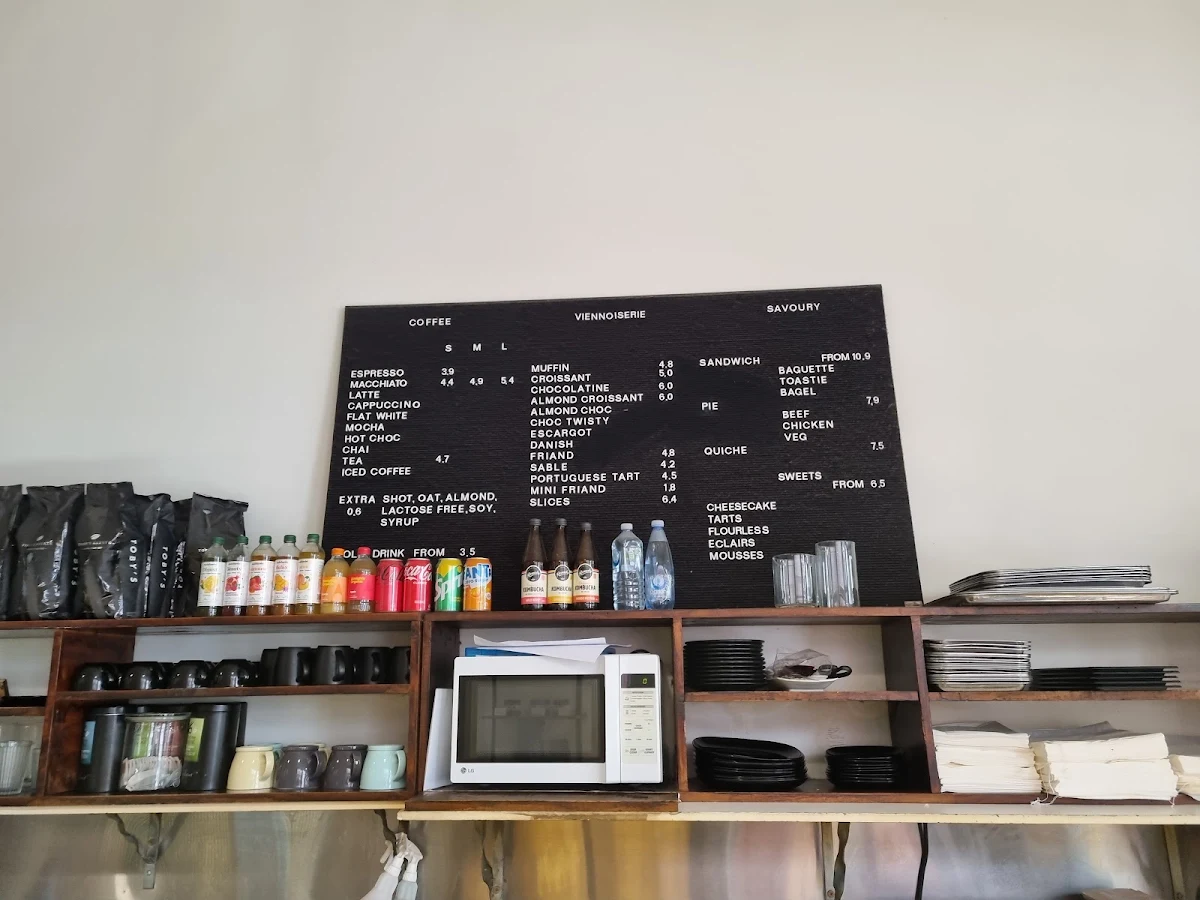 Menu, Almost French Pâtisserie