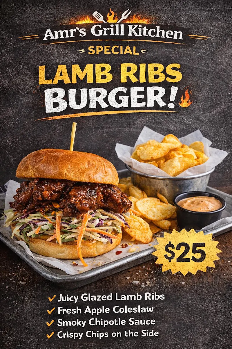 Menu, Amr's Grill Restaurant
