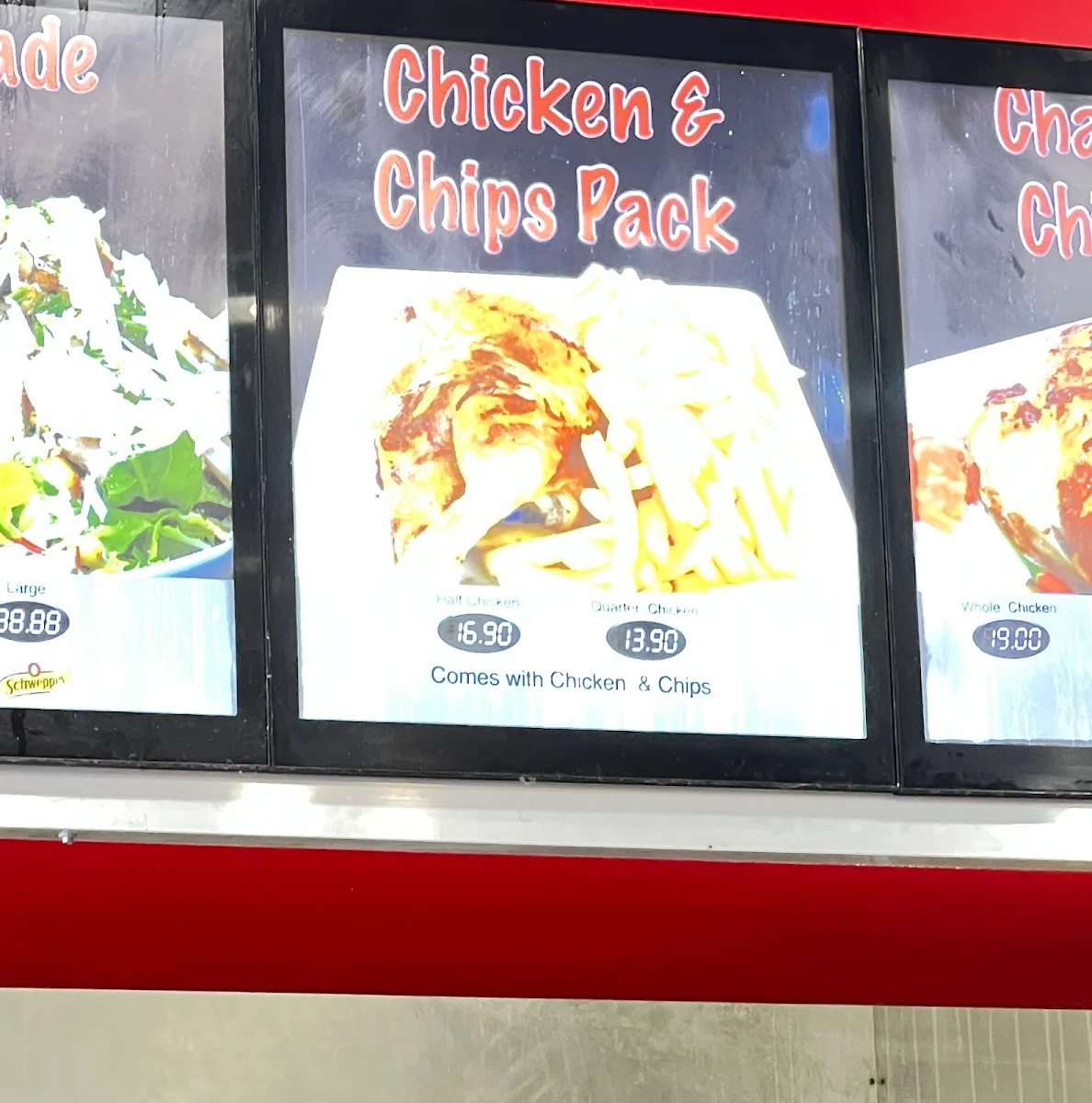 Menu, Chicken King