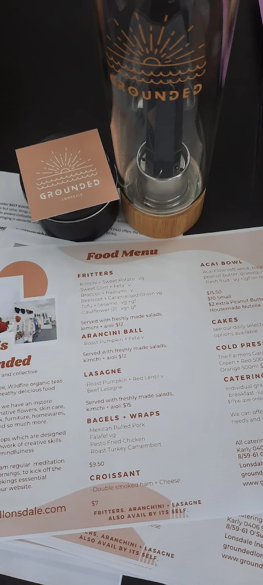 Menu, Grounded Lonsdale