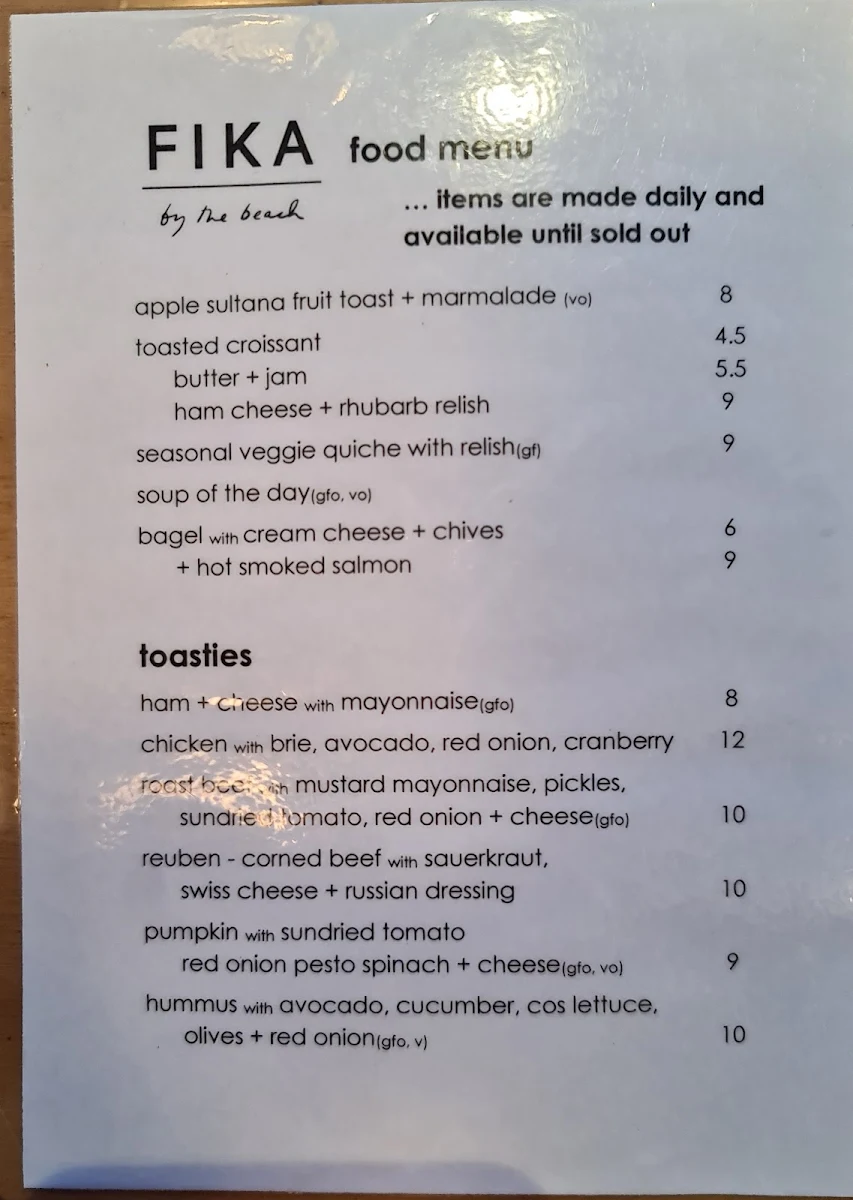 Menu, Eb+Flo Local Espresso