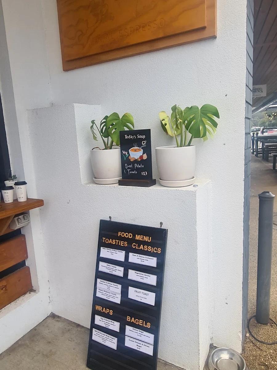 Menu, Eb+Flo Local Espresso