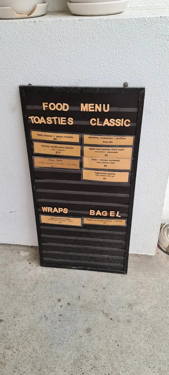 Menu, Eb+Flo Local Espresso