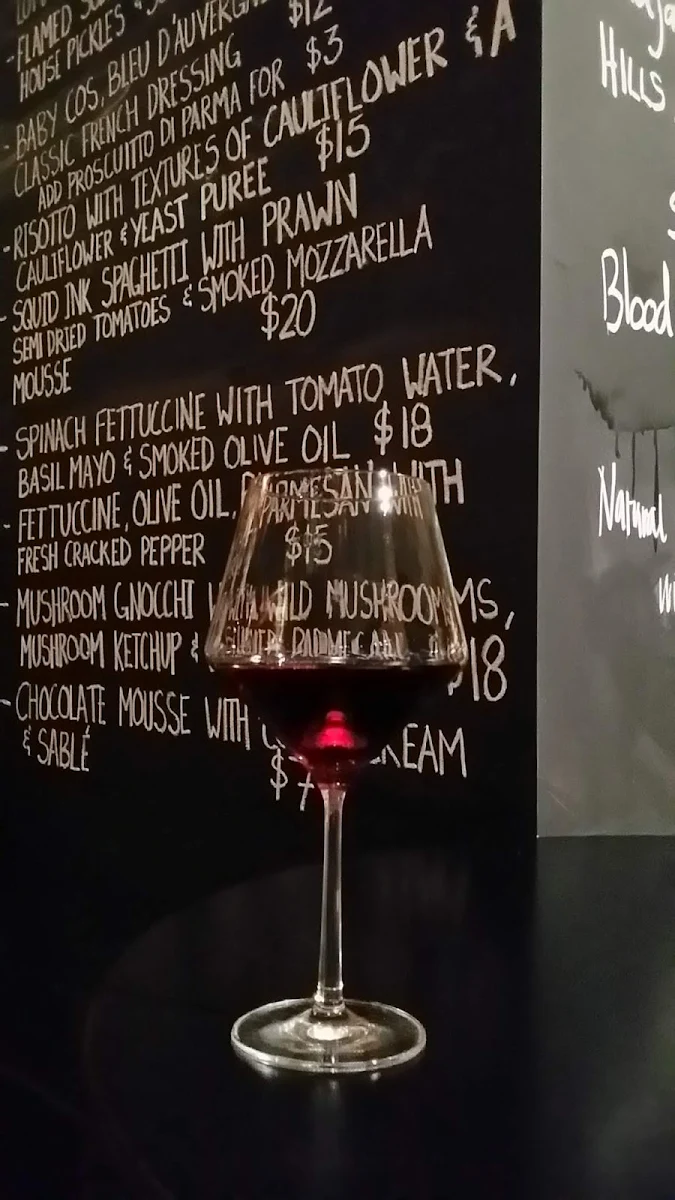 Menu, Mr Chester Wine Bar & Bistro