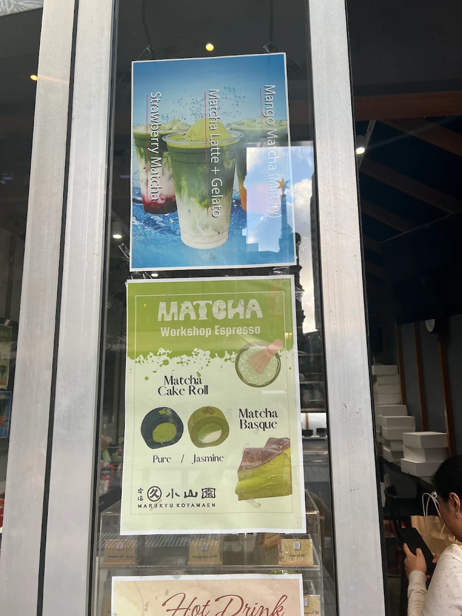 Menu, Workshop Espresso