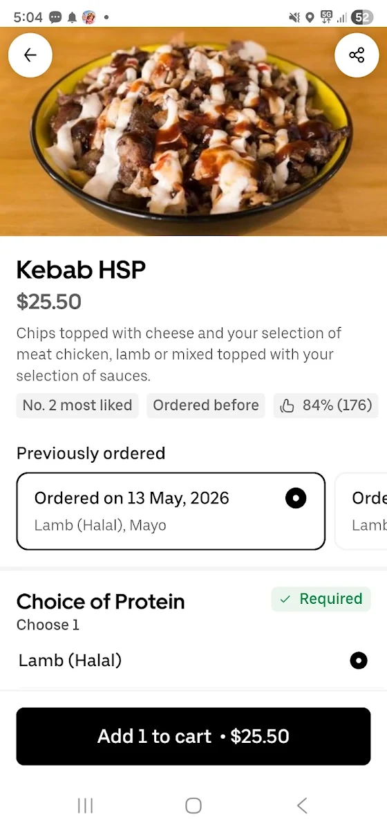 Menu, Kim Kebab