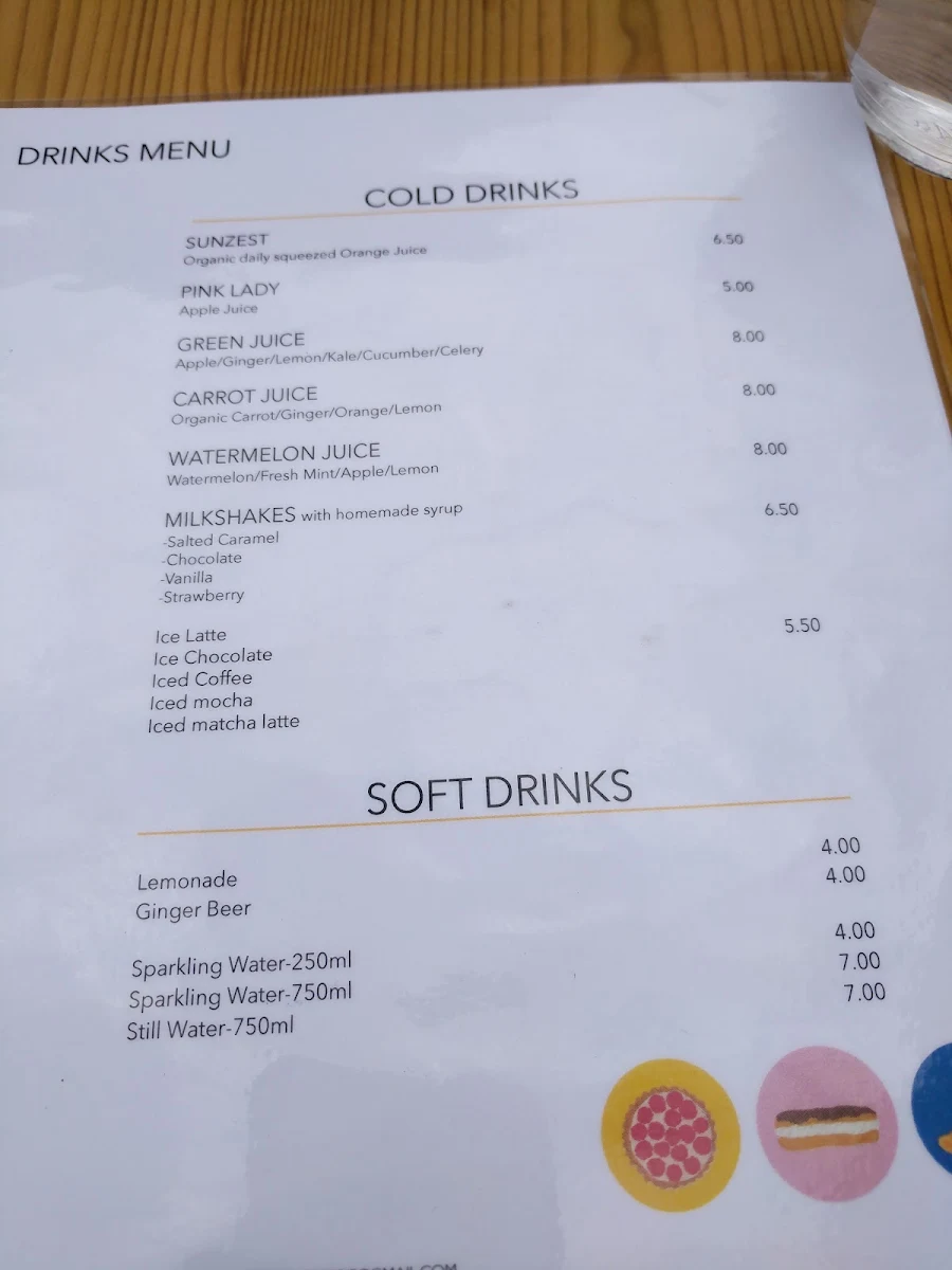 Menu, Millstone
