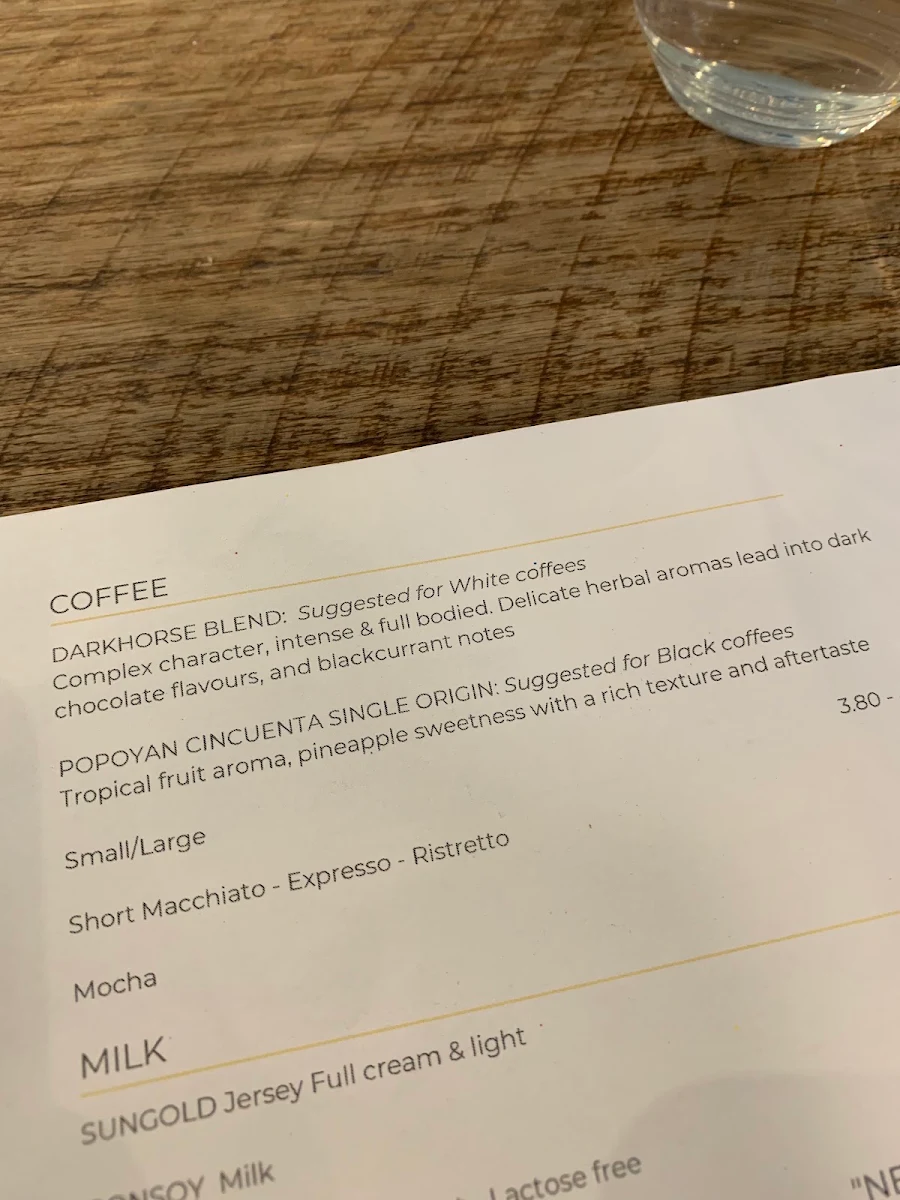 Menu, Millstone