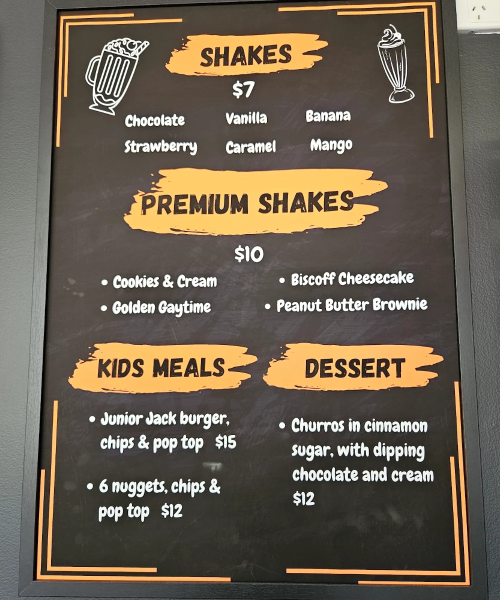Menu, Lumberjack Grill