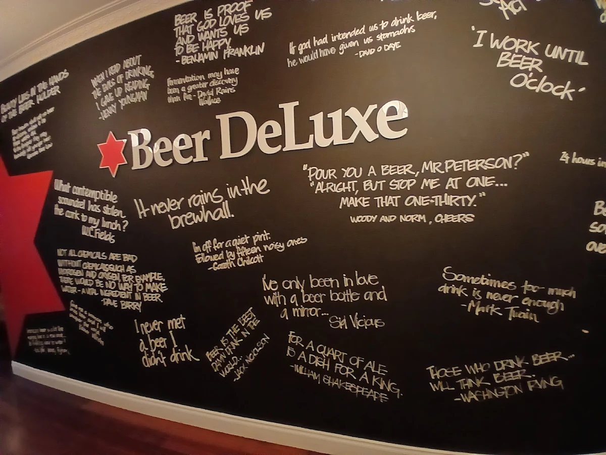 Menu, Beer DeLuxe Albury