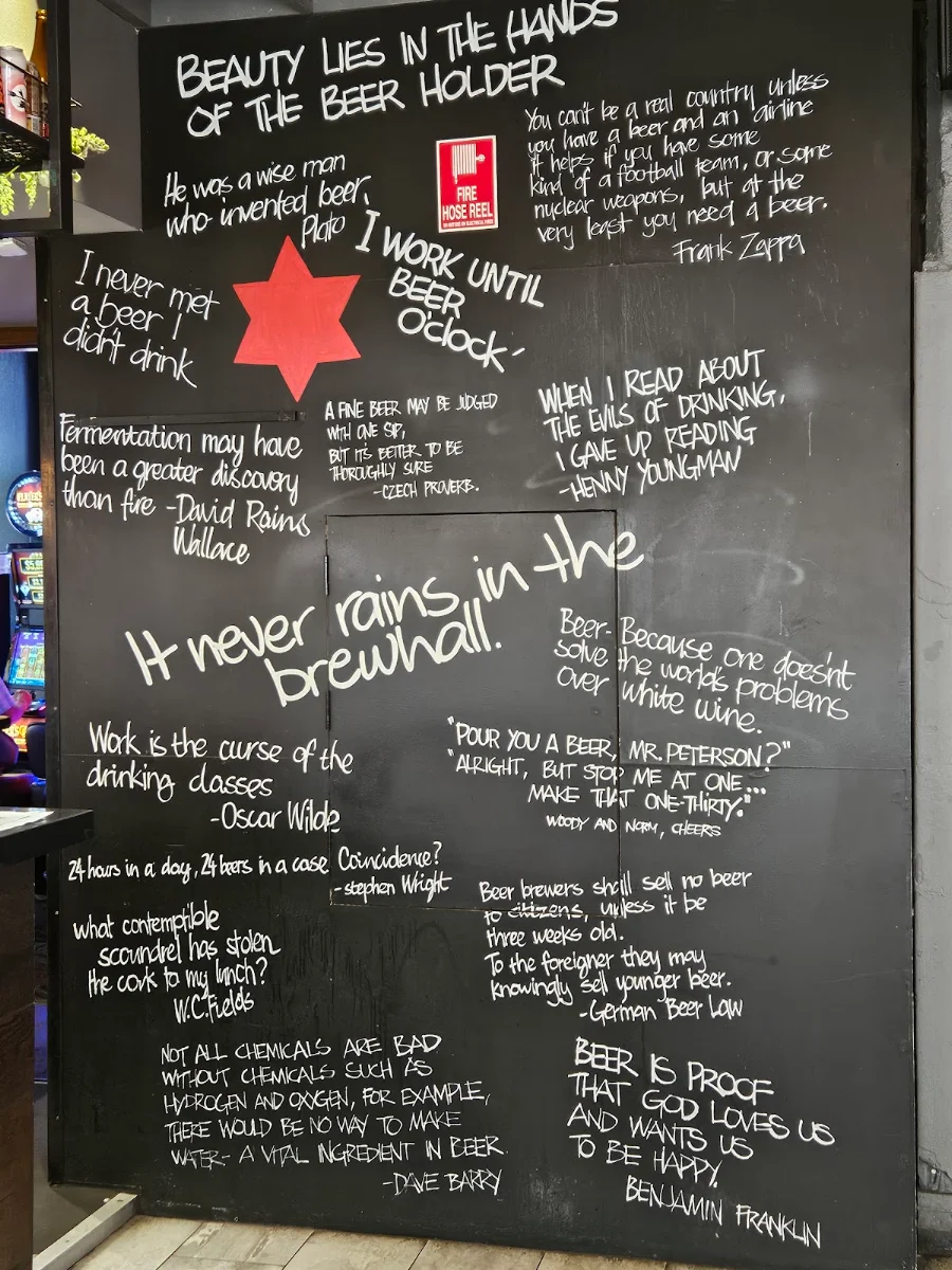 Menu, Beer DeLuxe Albury