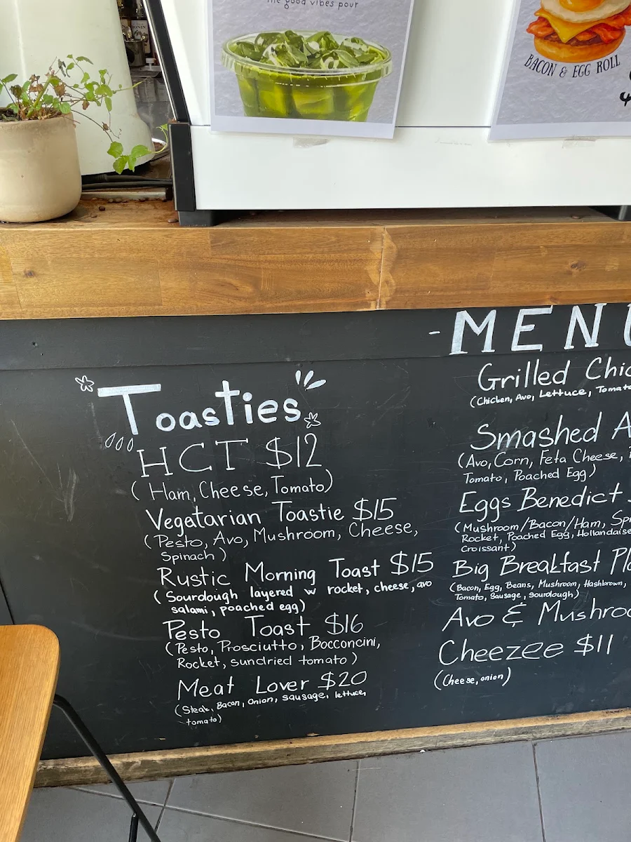 Menu, Beantown Cafe Newtown