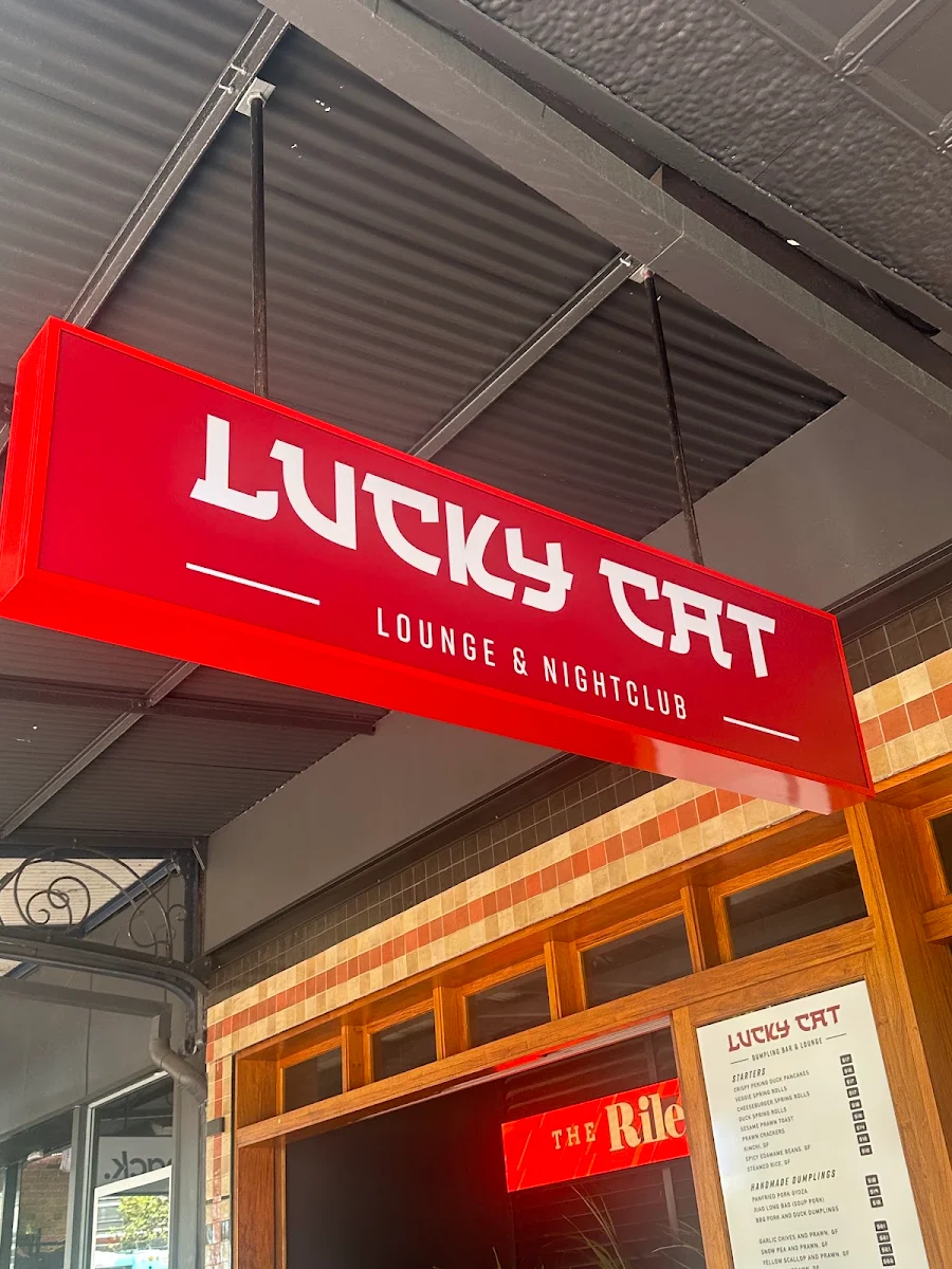 Menu, Lucky Cat, Dumpling Bar & Lounge