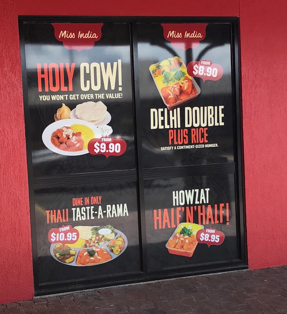 Menu, Miss India Takeaway and Restaurant - North Rockhampton Norman Gardens