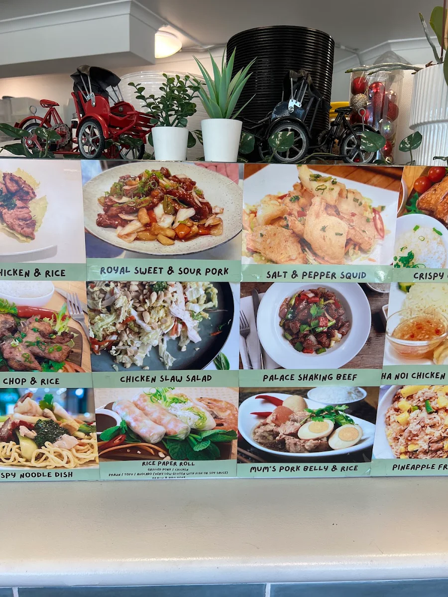 Menu, Saigon Palace Cafe - Vietnamese Restaurant