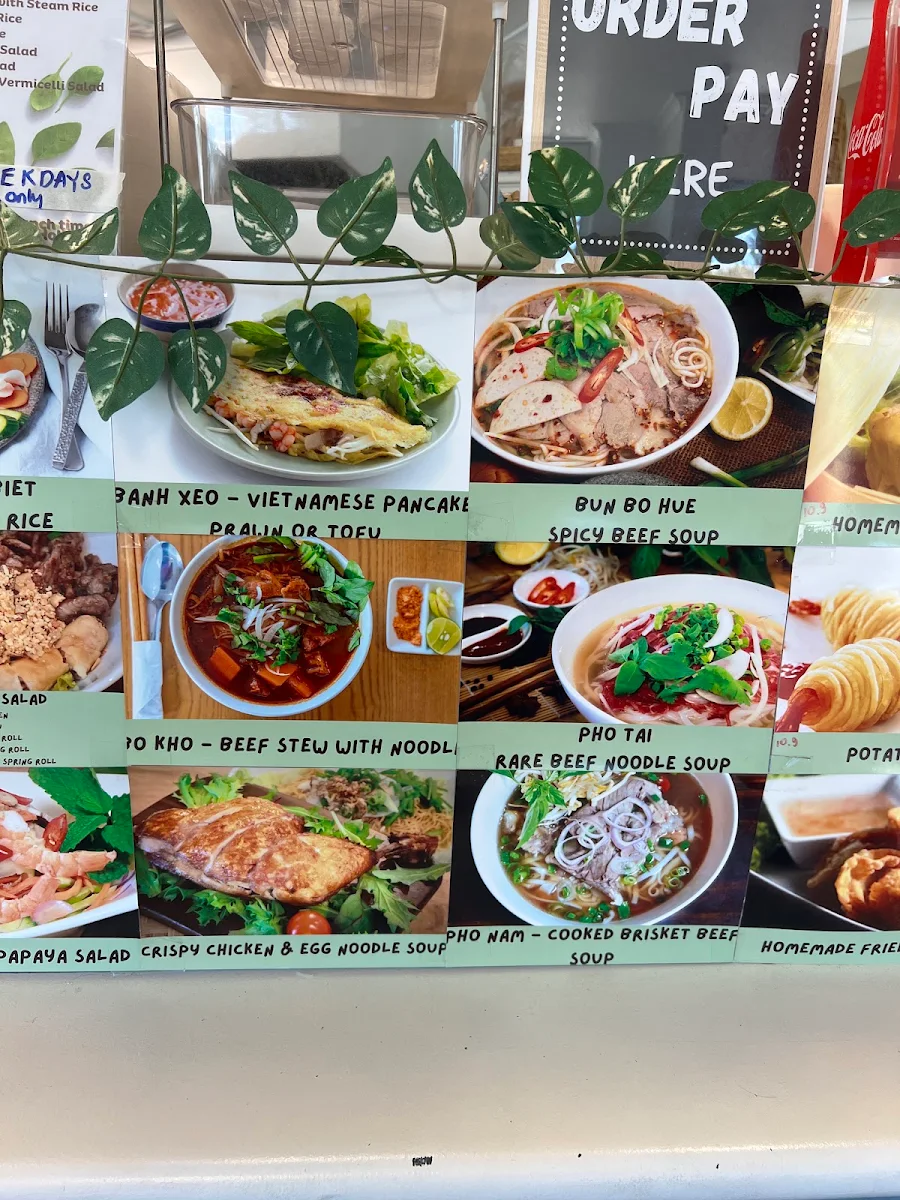 Menu, Saigon Palace Cafe - Vietnamese Restaurant