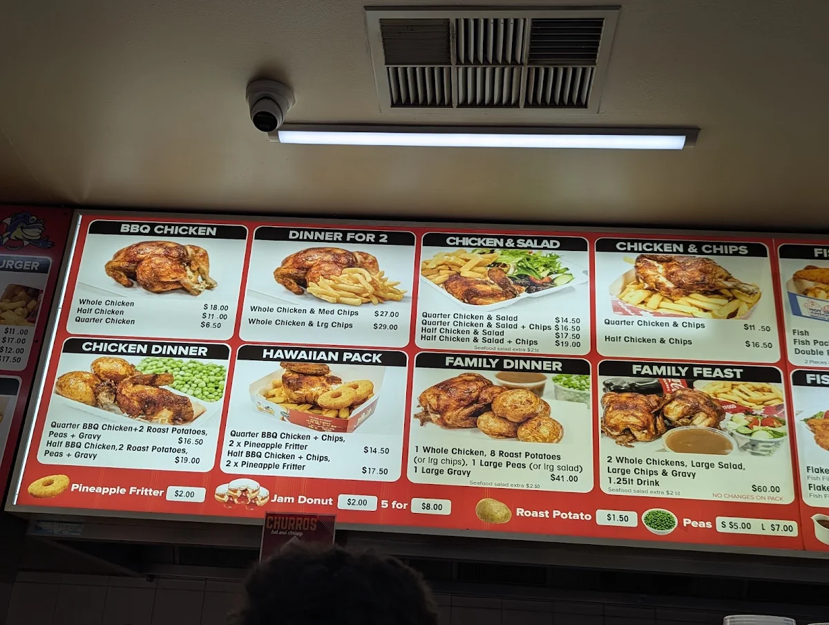 Menu, Hot Spot Chicken Dallas
