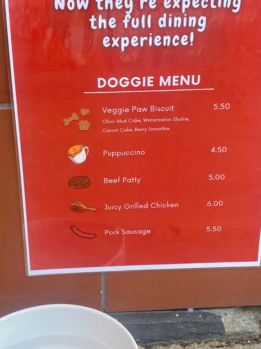 Menu, Ruffles Burgers & Grill