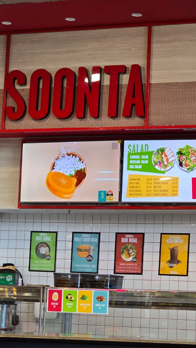Menu, Soonta Kilburn