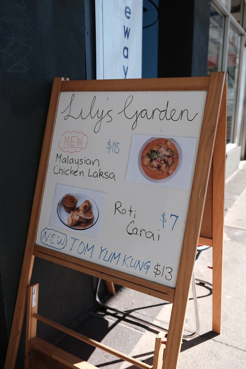 Menu, Lily's Garden (100% Halal)